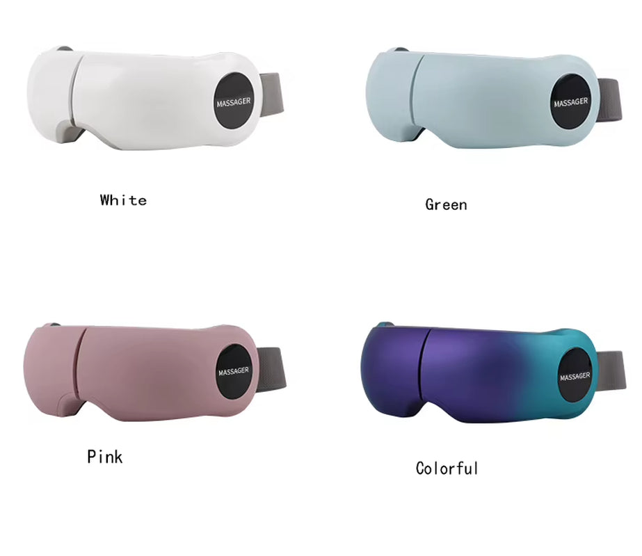 K-301 Smart Bluetooths Music Rechargeable Smart Living 3D Eye Massager for Improve Sleep